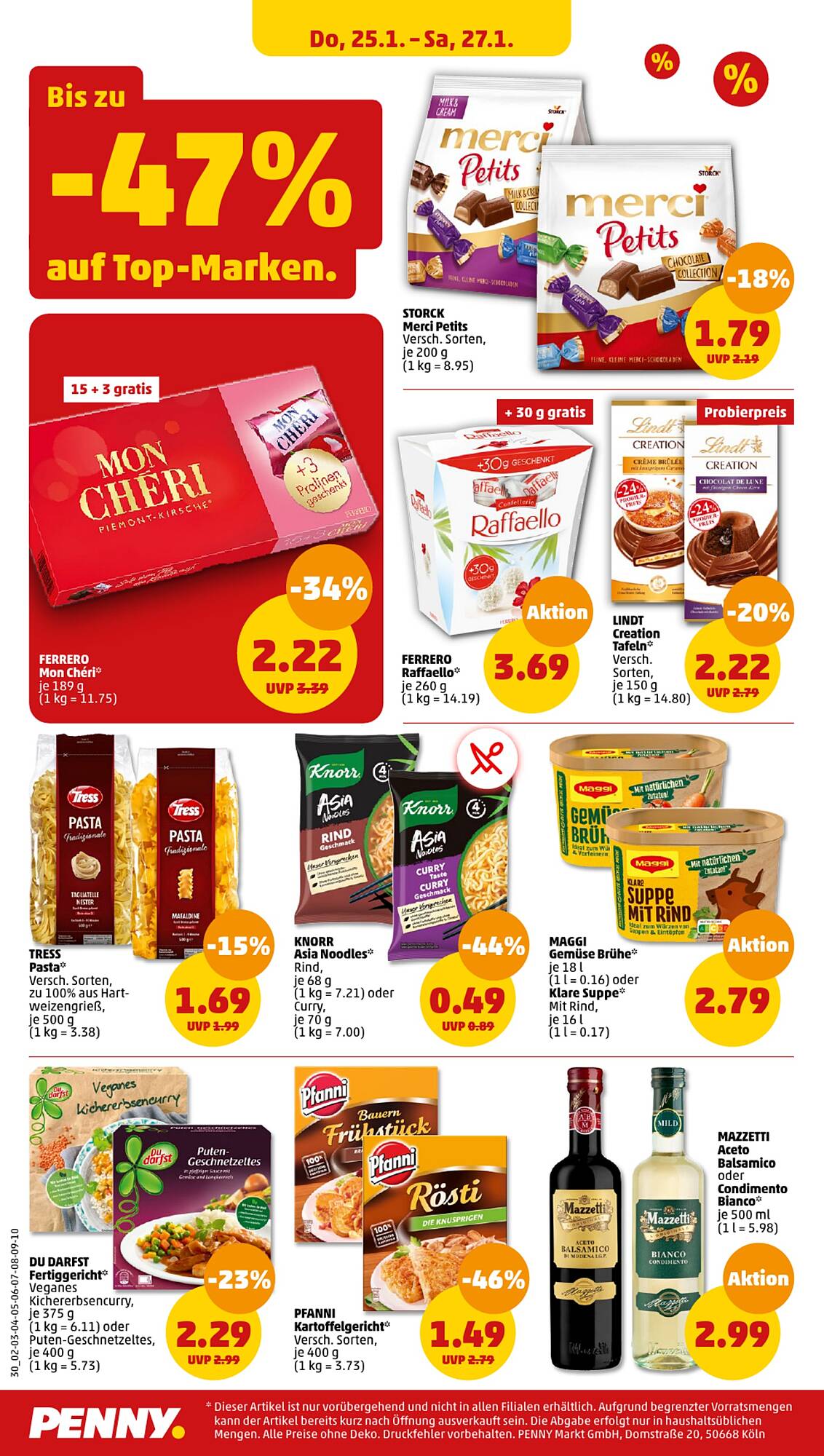 Penny Prospekt 22 – 27 Januar 2024 Seite 30