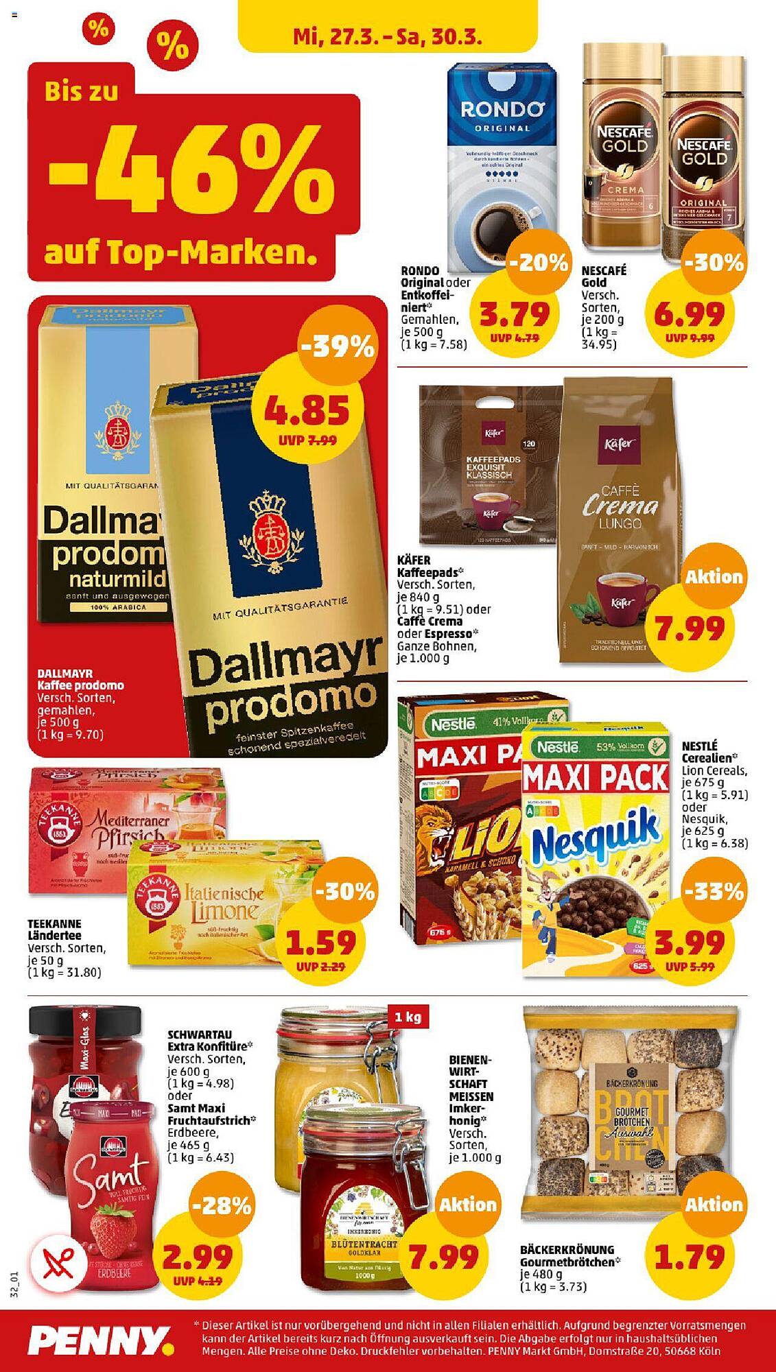 Penny Prospekt 25 – 30 Marsch 2024 Seite 32