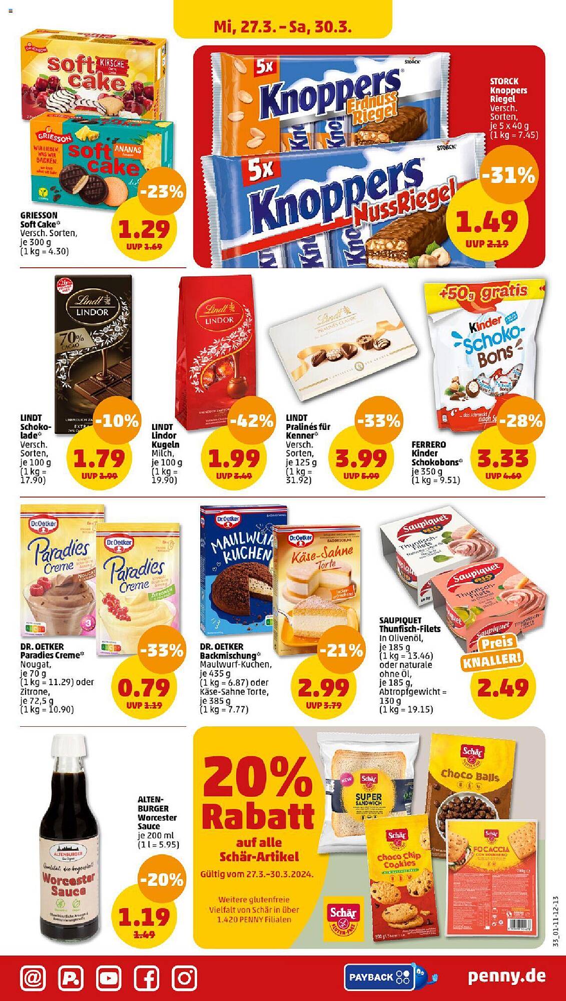 Penny Prospekt 25 – 30 Marsch 2024 Seite 33