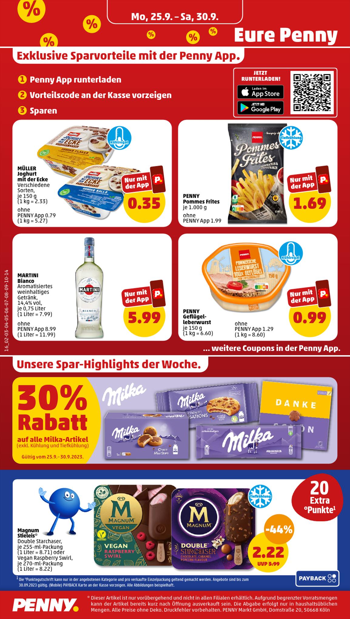 Penny Prospekt 25 – 30 September 2023 Seite 16