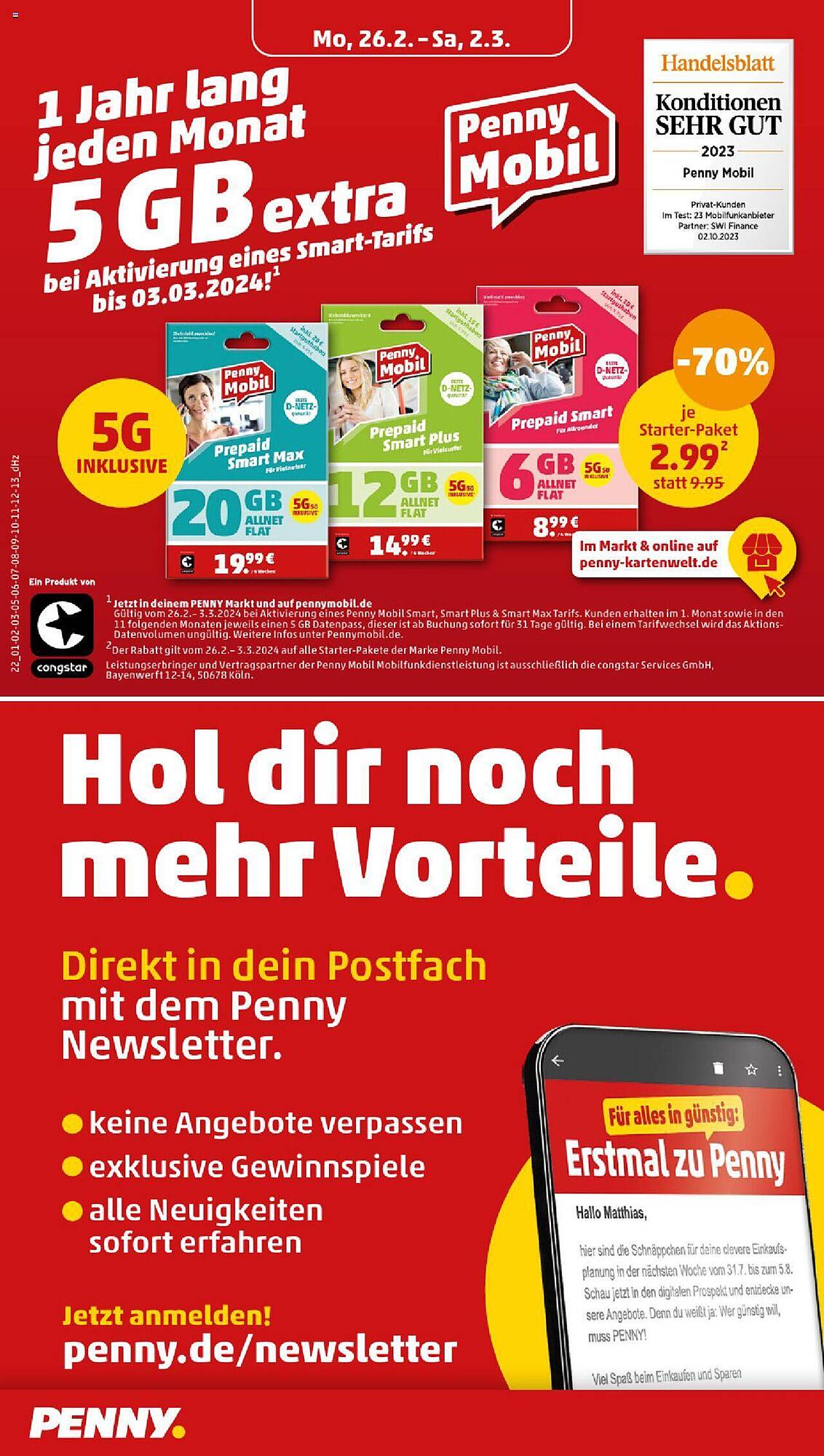 Penny Prospekt 26 Feb – 2 Mar 2024 Seite 22