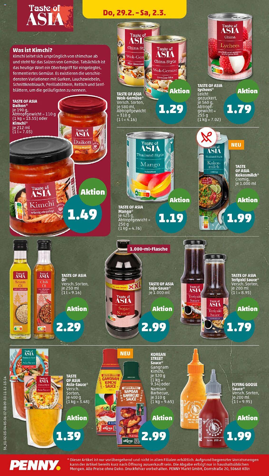 Penny Prospekt 26 Feb – 2 Mar 2024 Seite 36