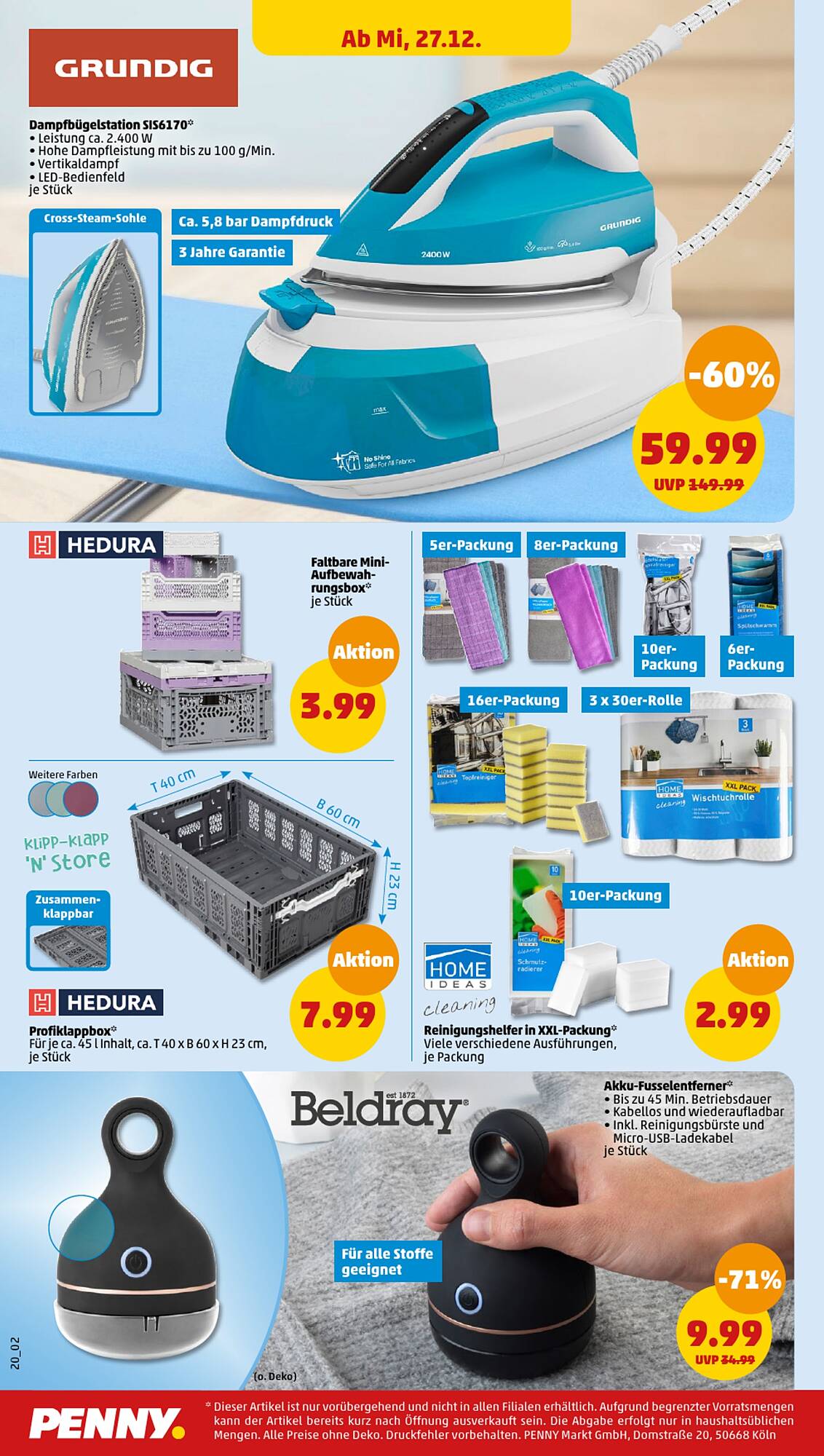Penny Prospekt 27 – 30 Dezember 2023 Seite 20