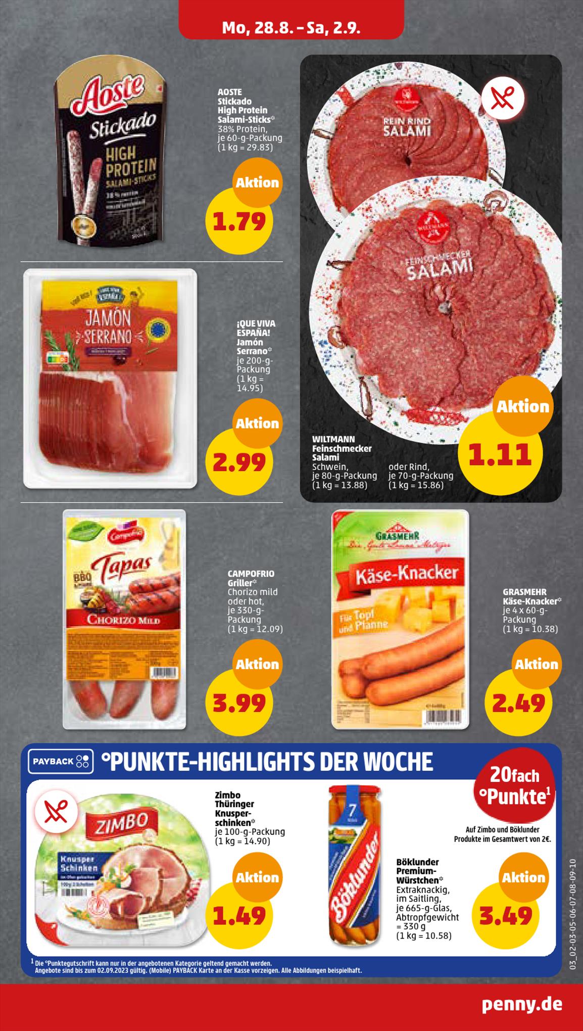 Penny Prospekt 28 August – 2 September 2023 Seite 3