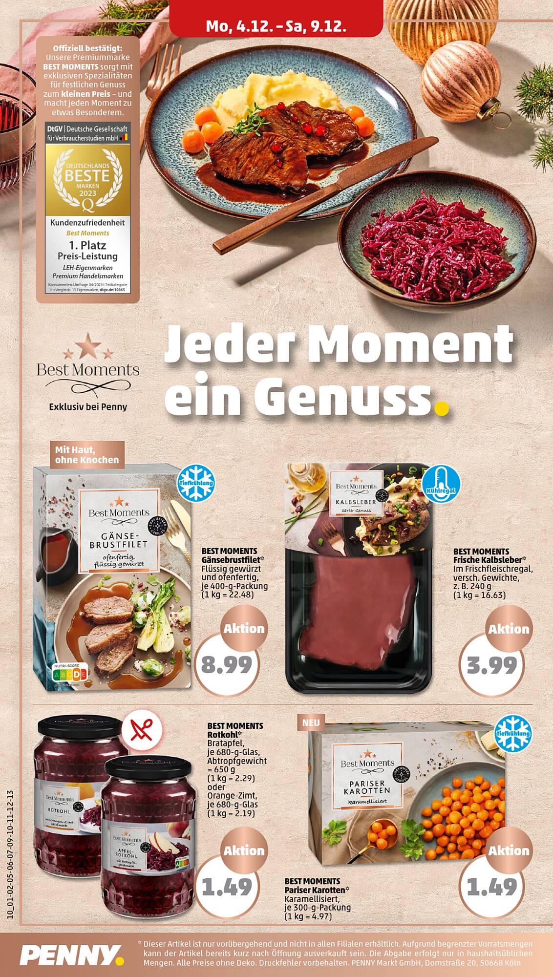 Penny Prospekt 4 – 9 Dezember 2023 Seite 10