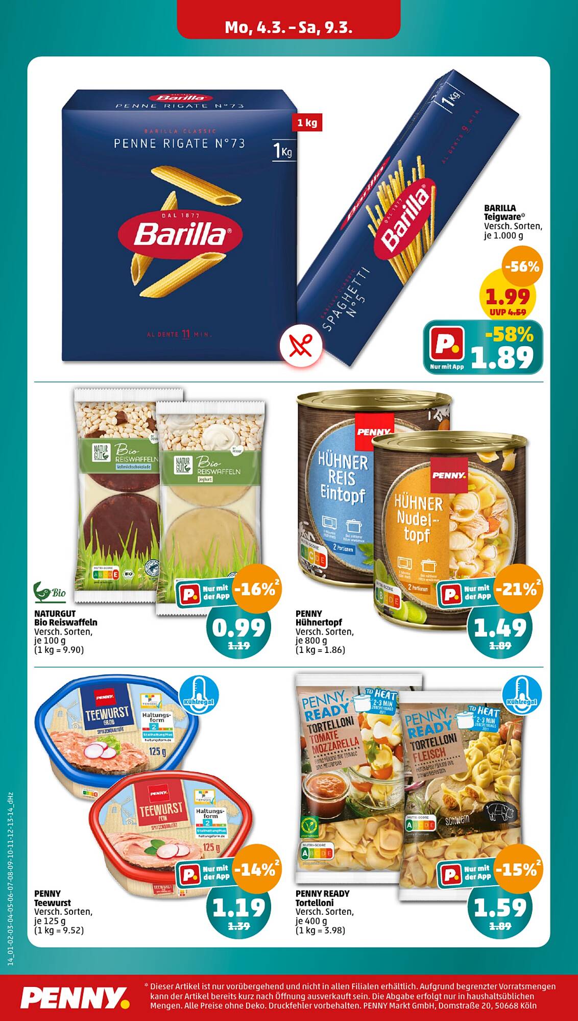 Penny Prospekt 4 – 9 Marsch 2024 Seite 14