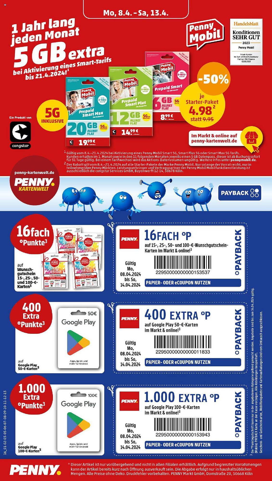 Penny Prospekt 8 – 13 April 2024 Seite 16