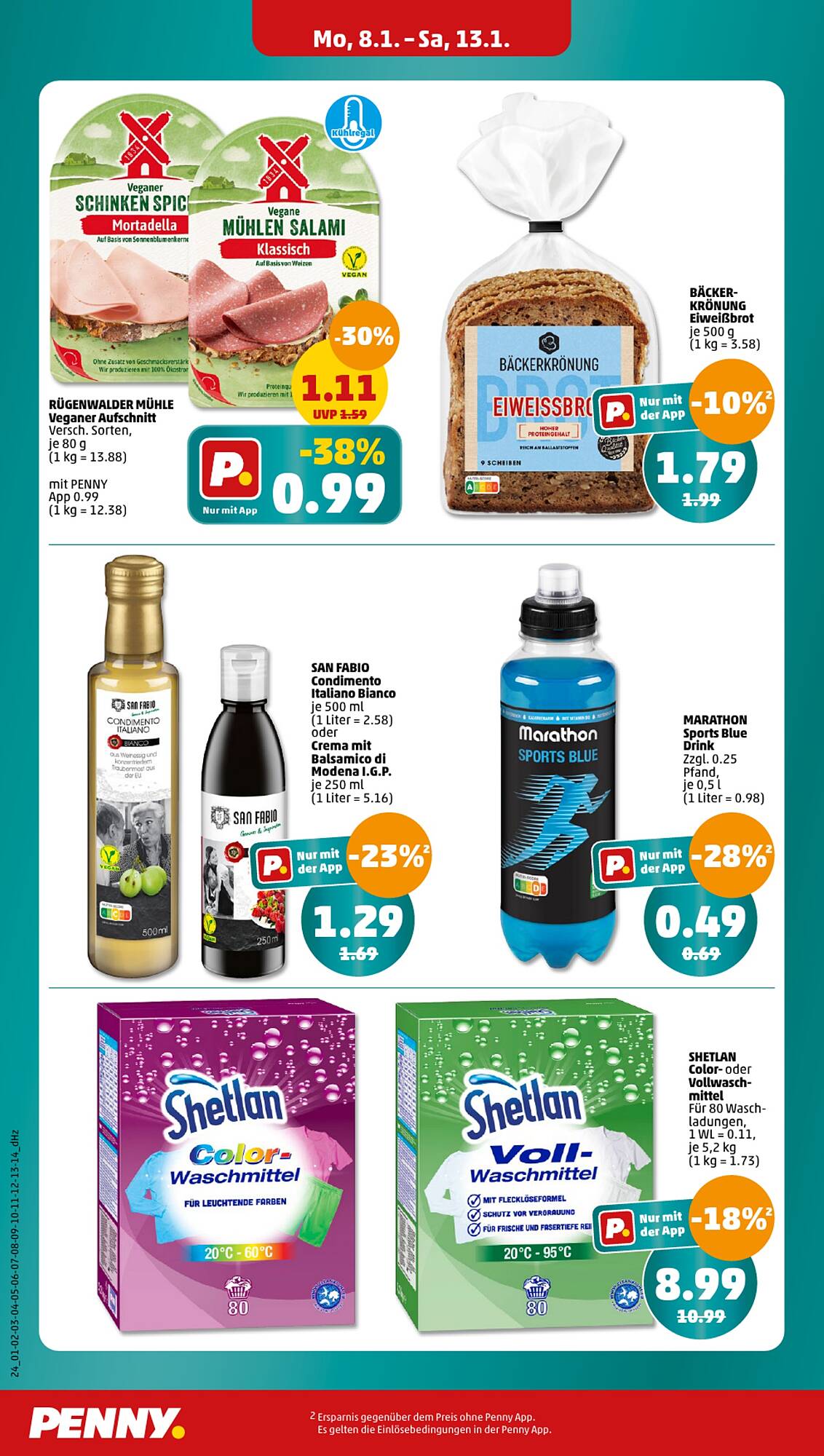 Penny Prospekt 8 – 13 Januar 2024 Seite 20