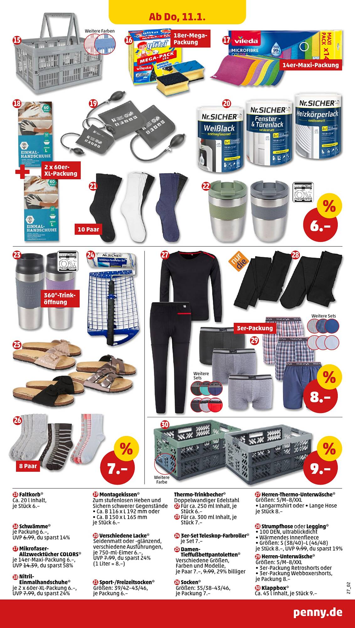 Penny Prospekt 8 – 13 Januar 2024 Seite 23