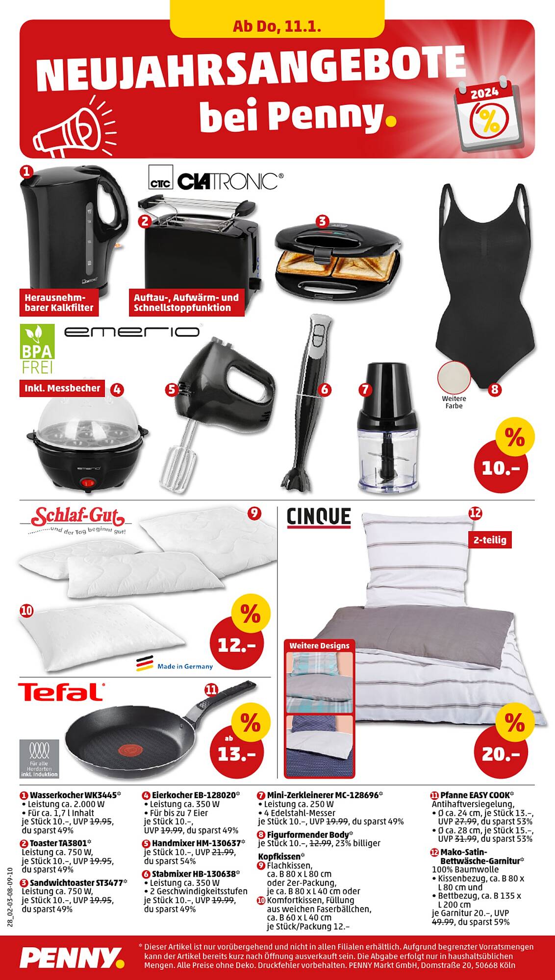 Penny Prospekt 8 – 13 Januar 2024 Seite 24