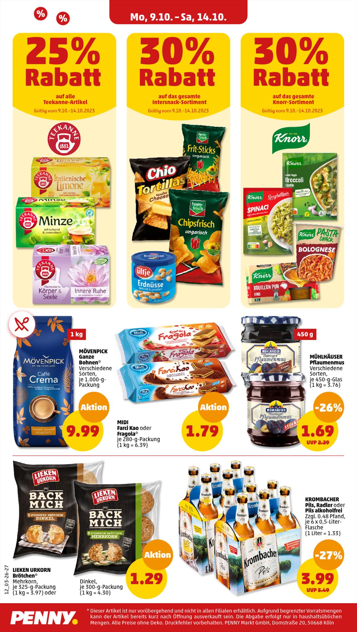 Penny Prospekt 9 – 14 October 2023 Seite 12