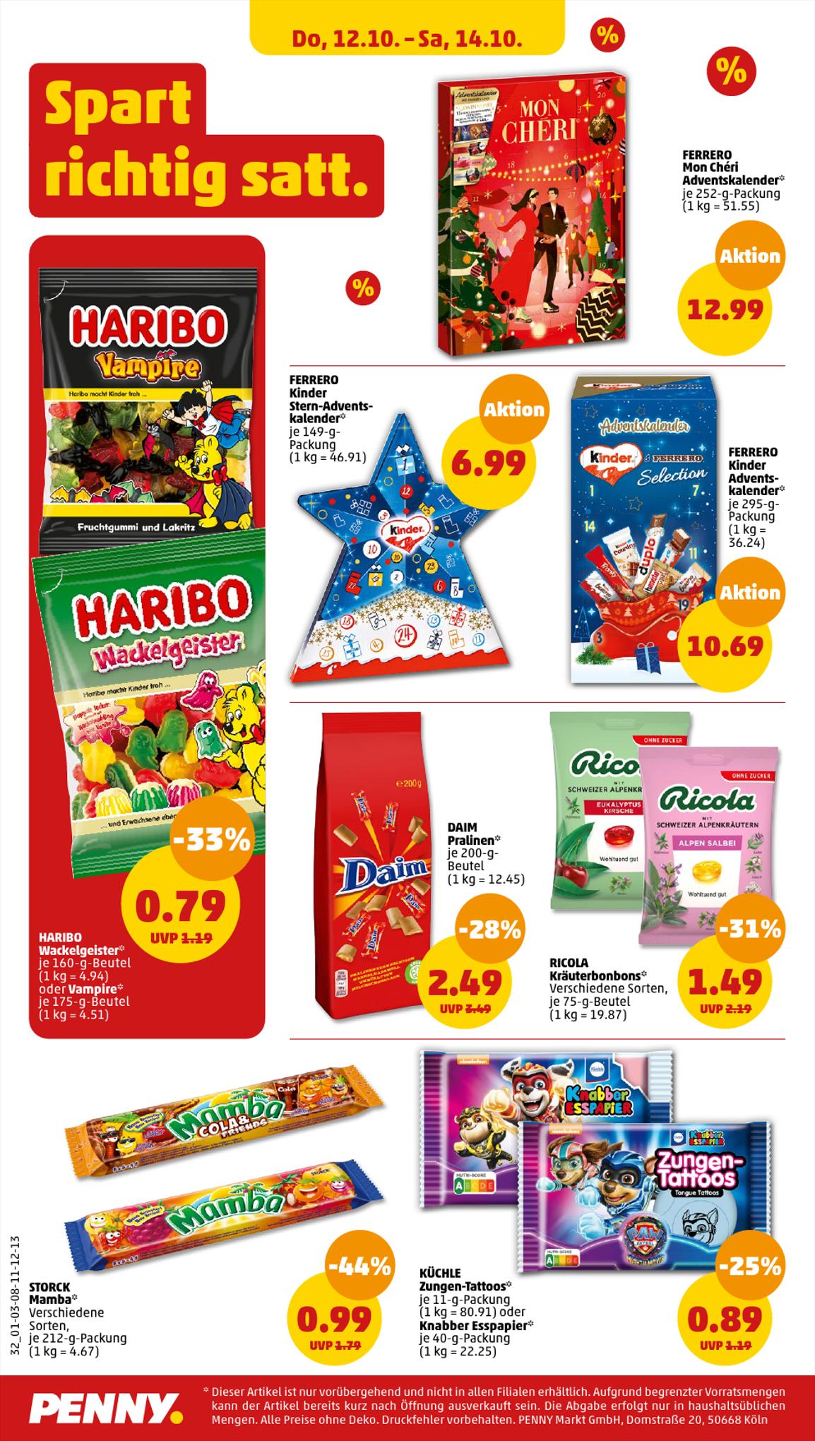 Penny Prospekt 9 – 14 October 2023 Seite 34