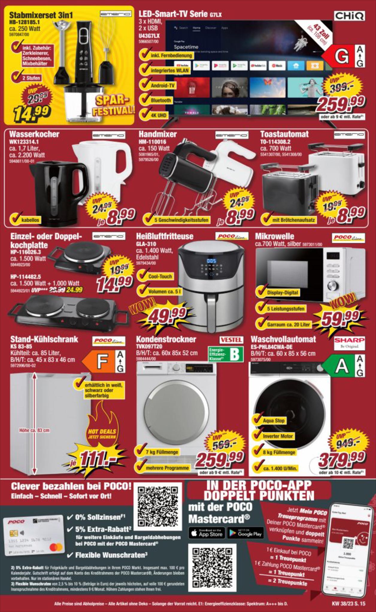 Poco Prospekt 16 – 22 September 2023 Seite 15