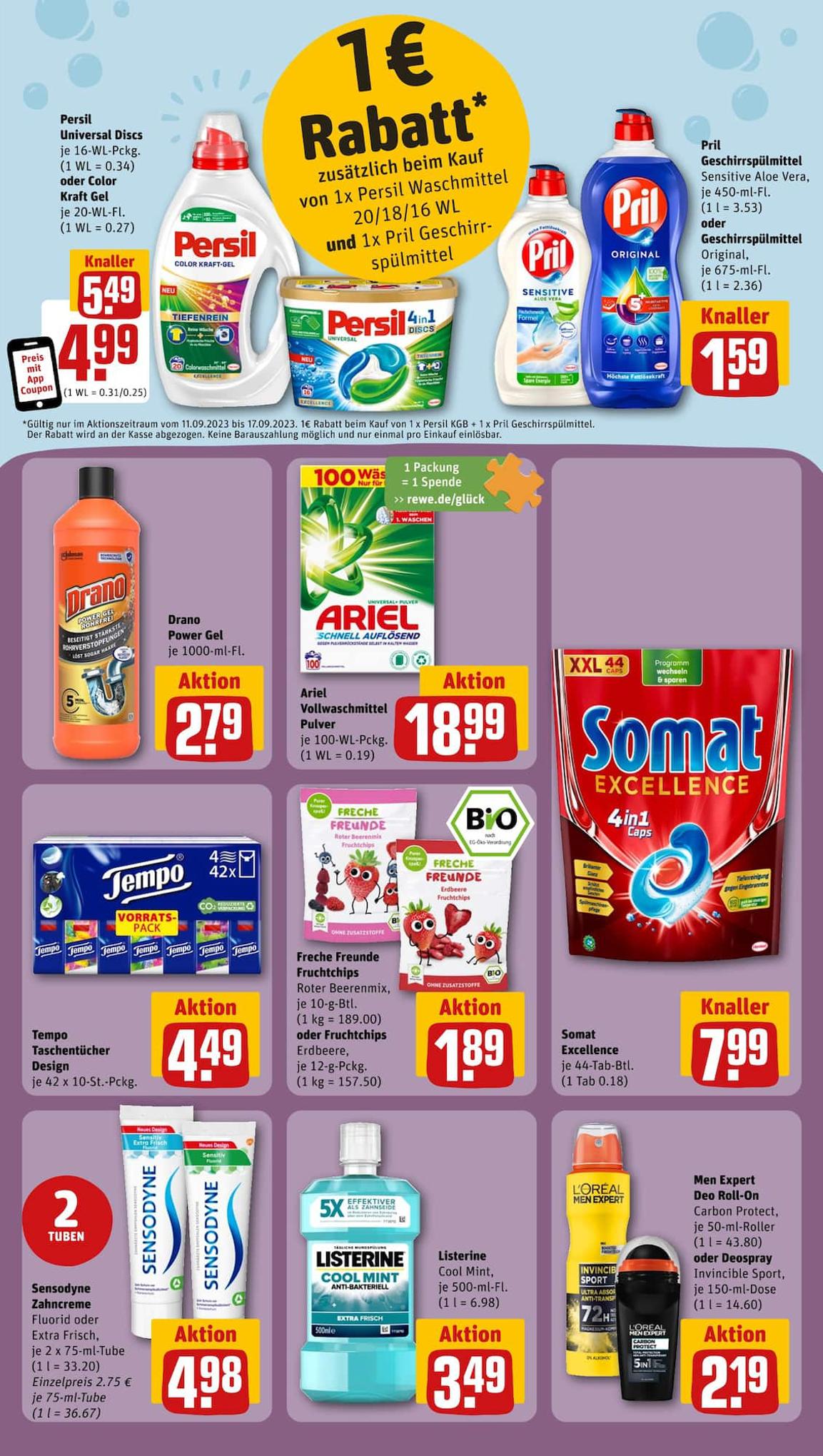REWE Prospekt 10 – 16 September 2023 Seite 18