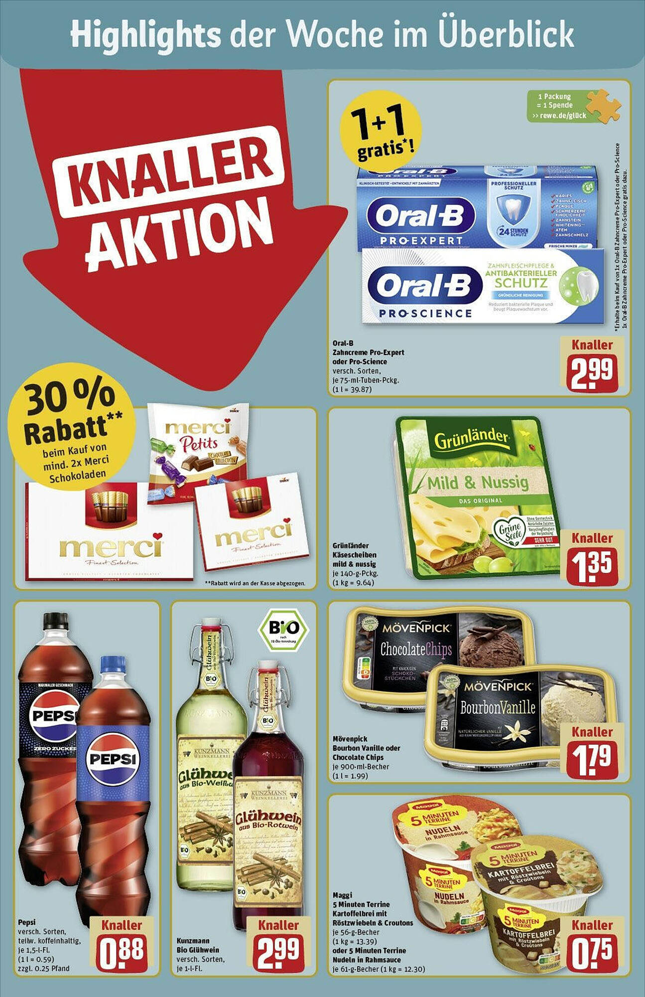 REWE Prospekt 11 – 17 Dezember 2023 Seite 2