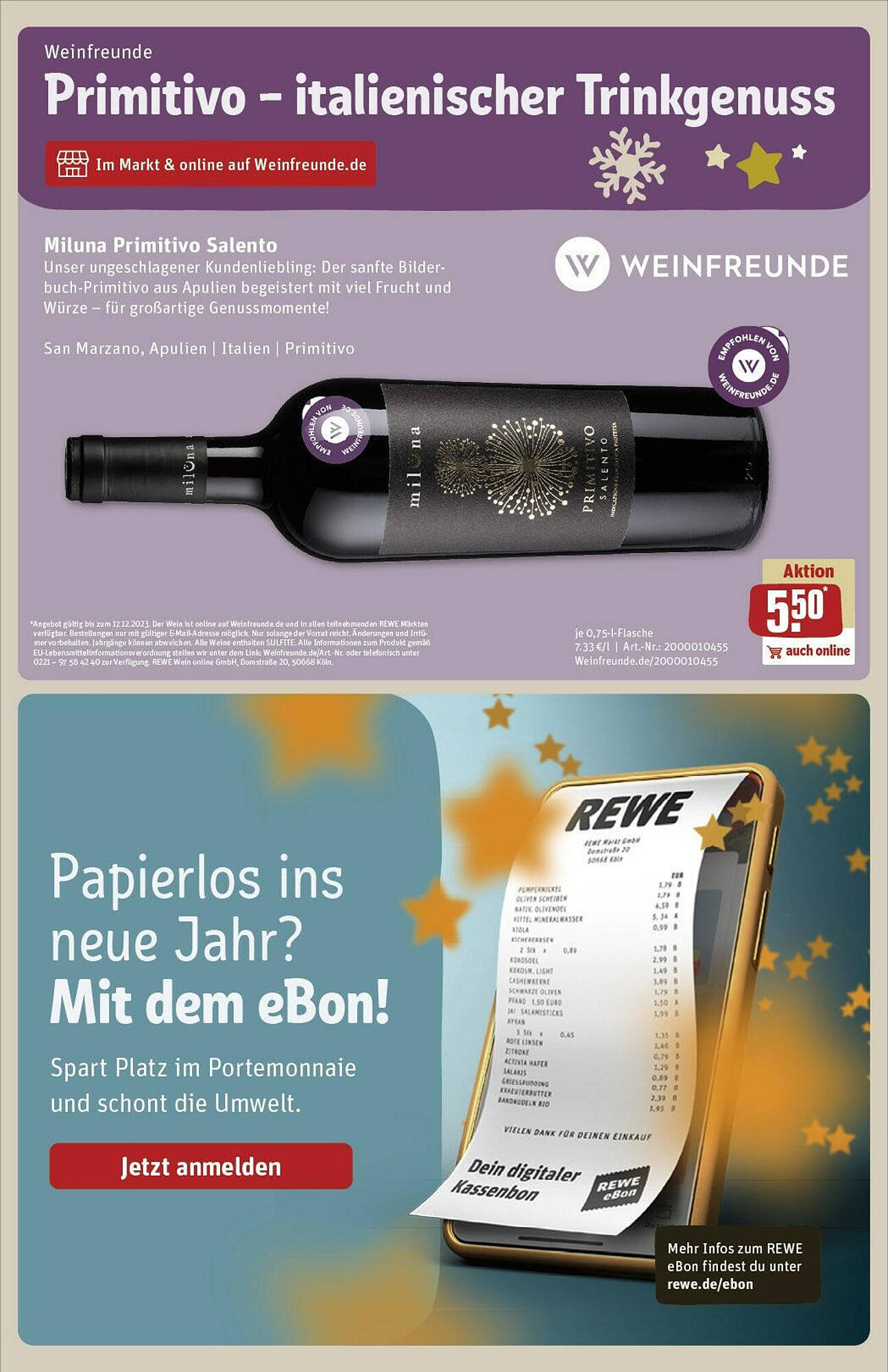 REWE Prospekt 11 – 17 Dezember 2023 Seite 27