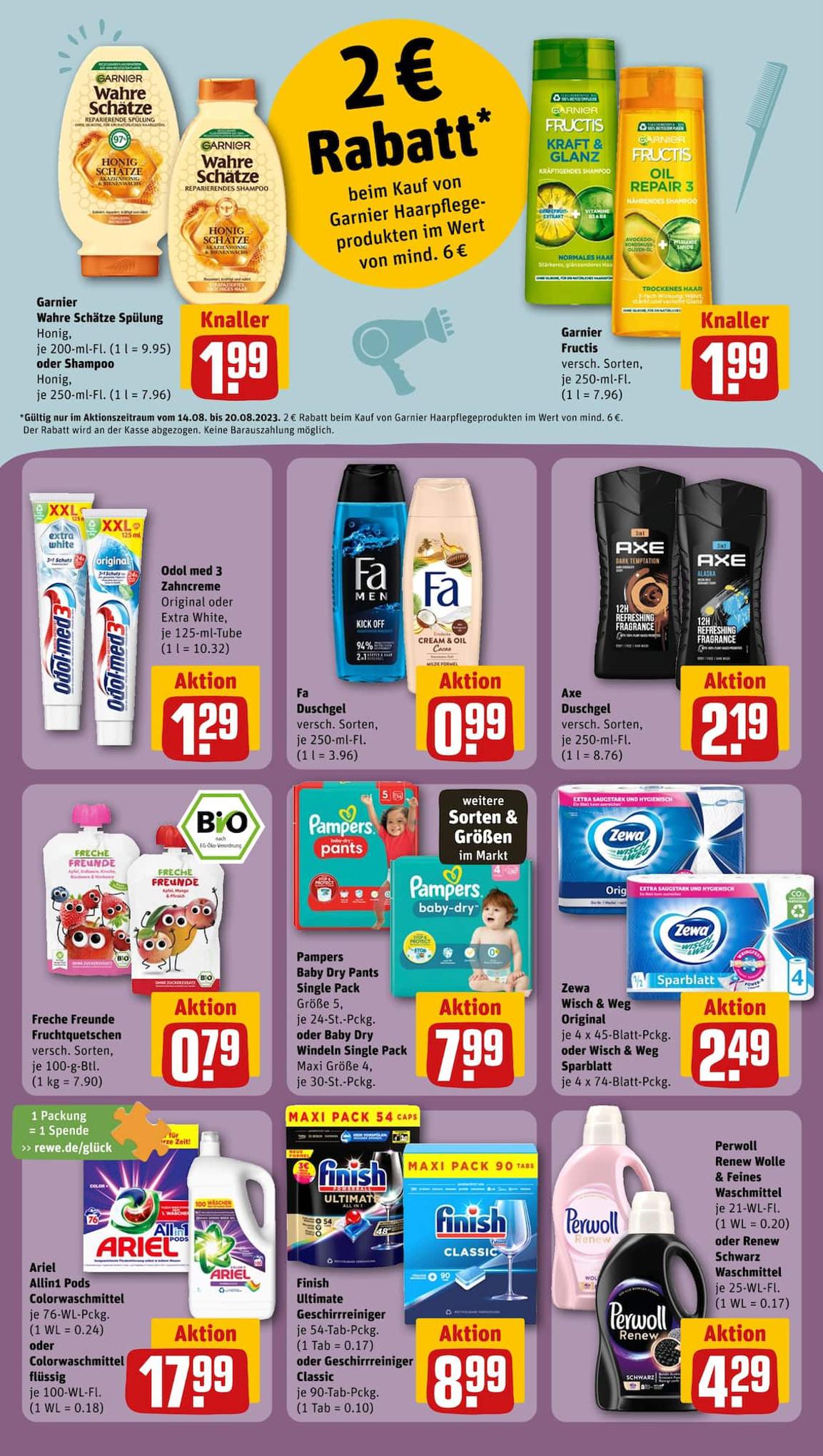 REWE Prospekt 13 – 19 August 2023 Seite 16