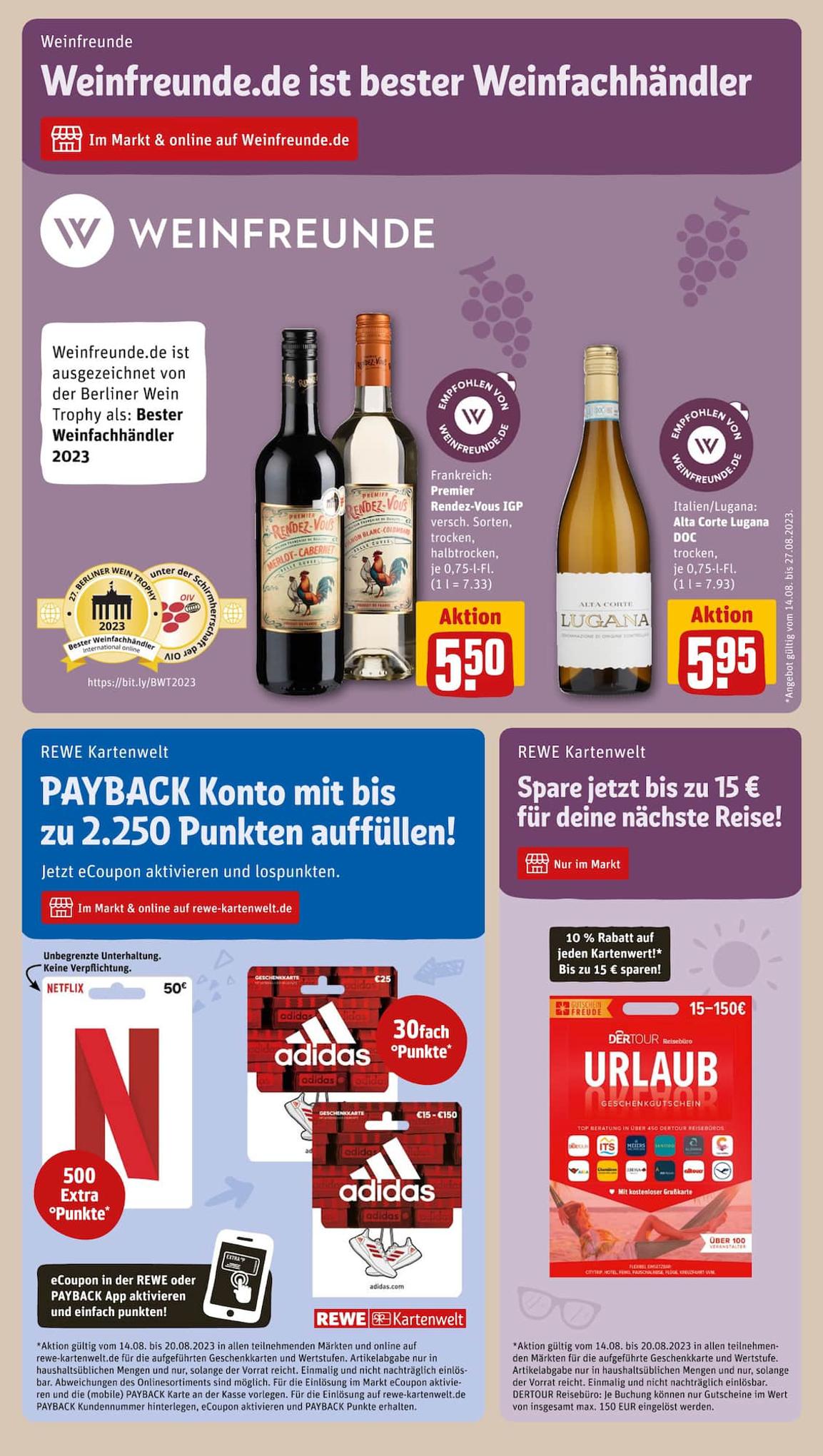 REWE Prospekt 13 – 19 August 2023 Seite 21