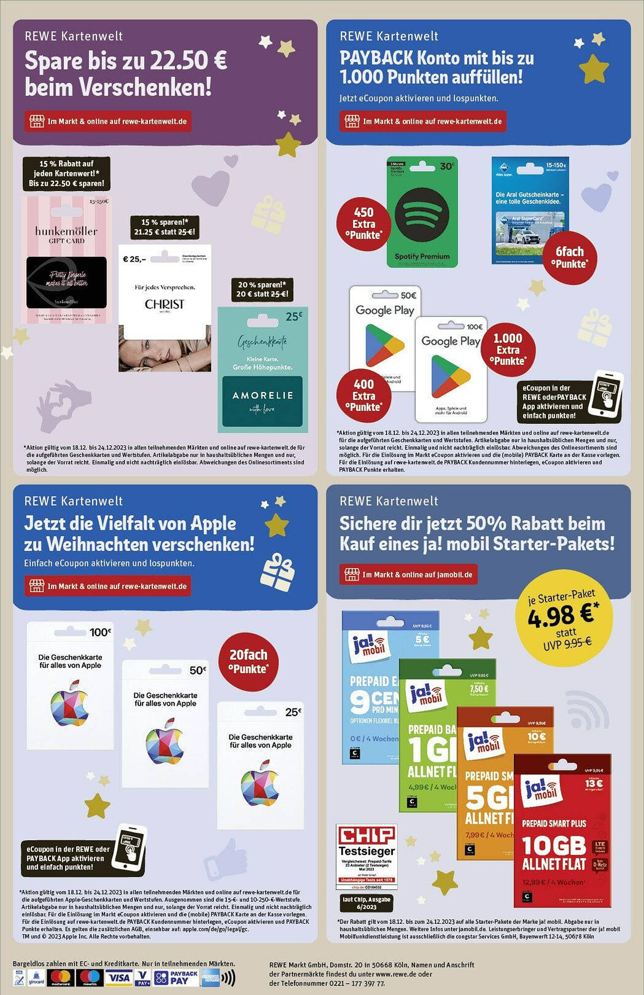REWE Prospekt 17 – 24 Dezember 2023 Seite 26