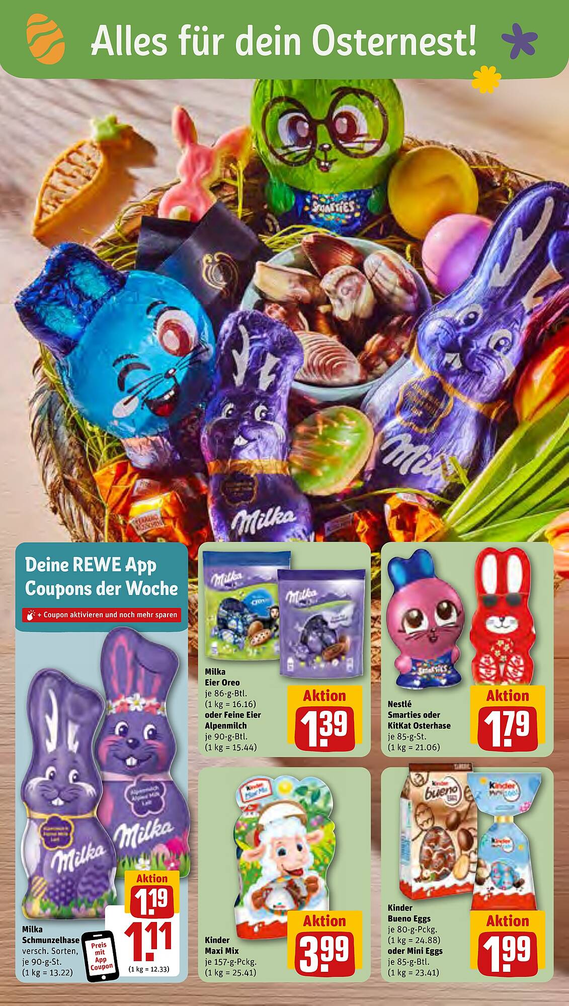 REWE Prospekt 18 – 25 Marsch 2024 Seite 14