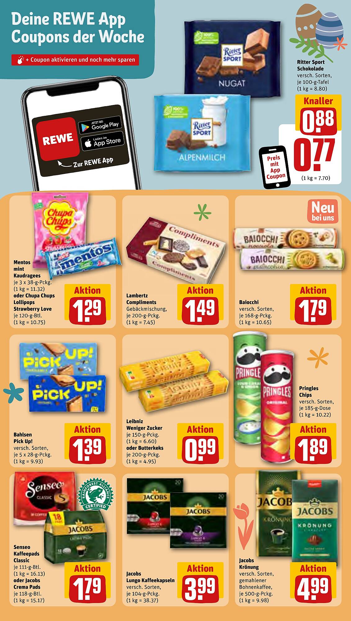 REWE Prospekt 18 – 25 Marsch 2024 Seite 23