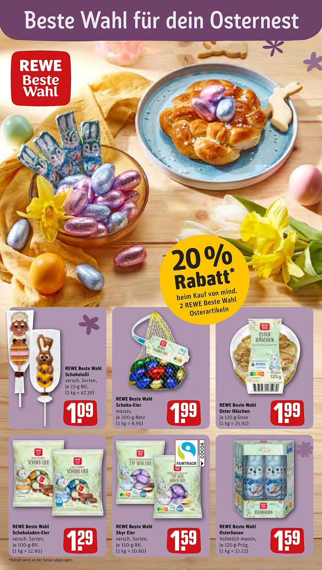 REWE Prospekt 18 – 25 Marsch 2024 Seite 25