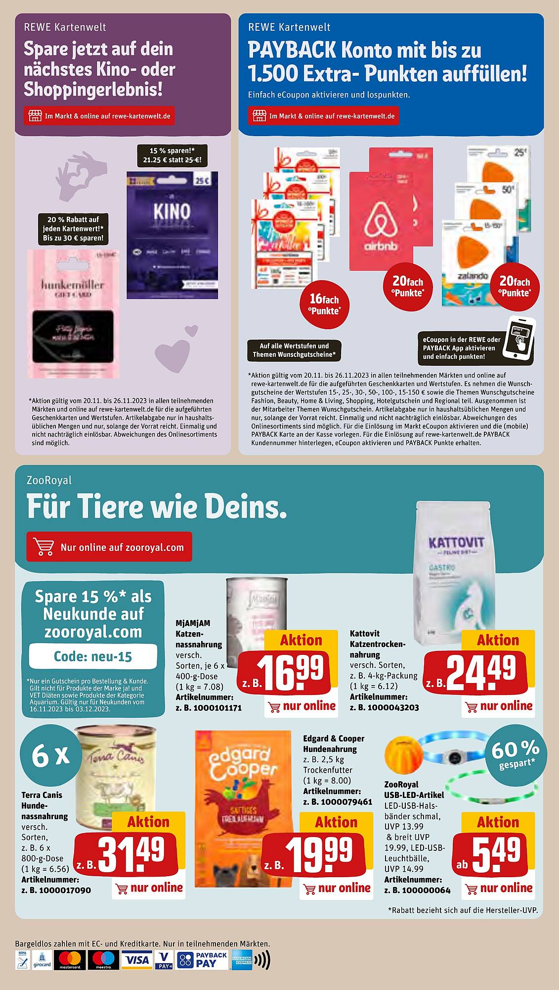 REWE Prospekt 20 – 25 November 2023 Seite 25