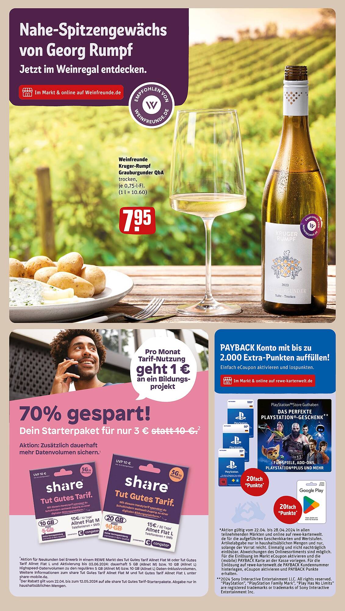 REWE Prospekt 22 – 27 April 2024 Seite 23
