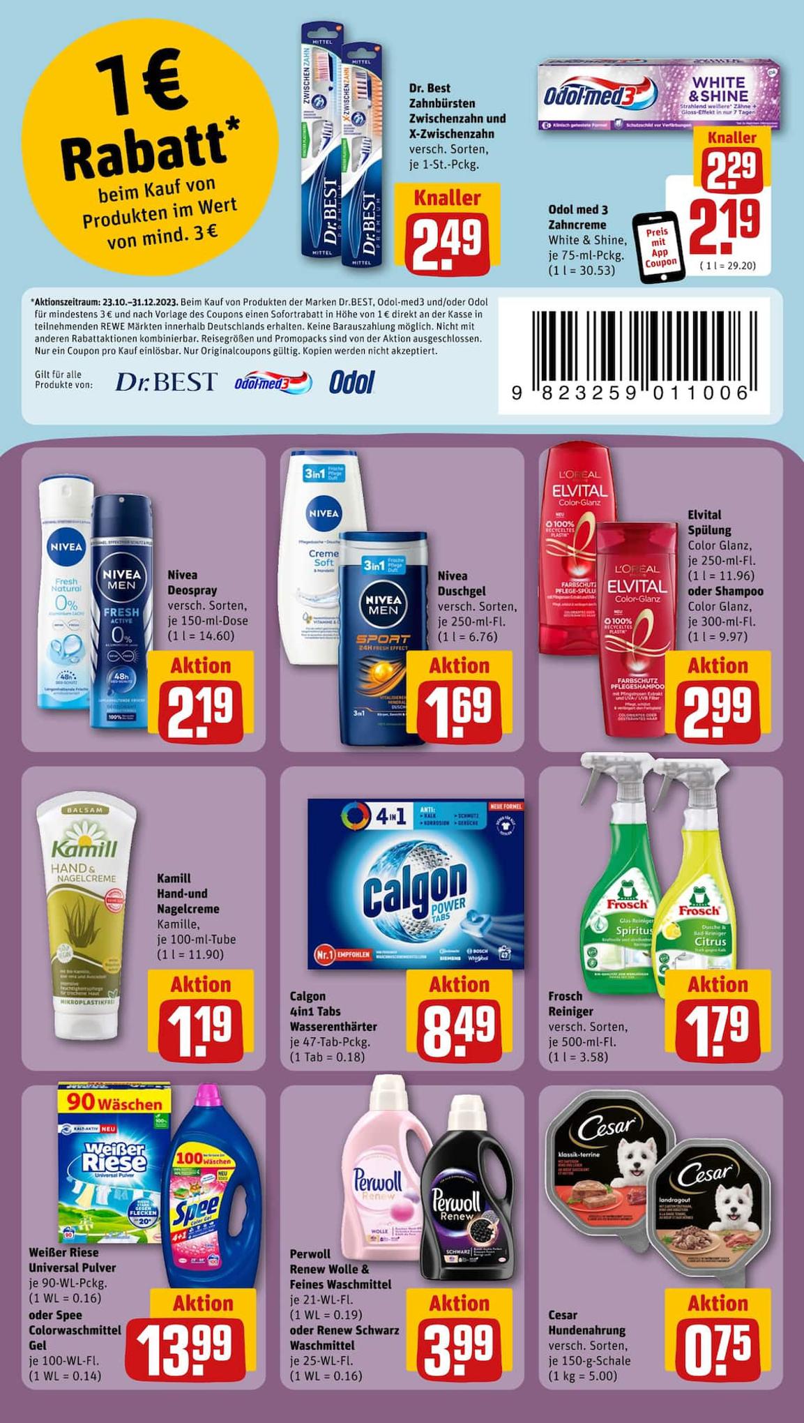 REWE Prospekt 22 – 28 October 2023 Seite 22