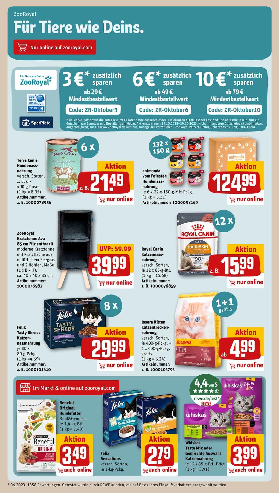 REWE Prospekt 22 – 28 October 2023 Seite 23