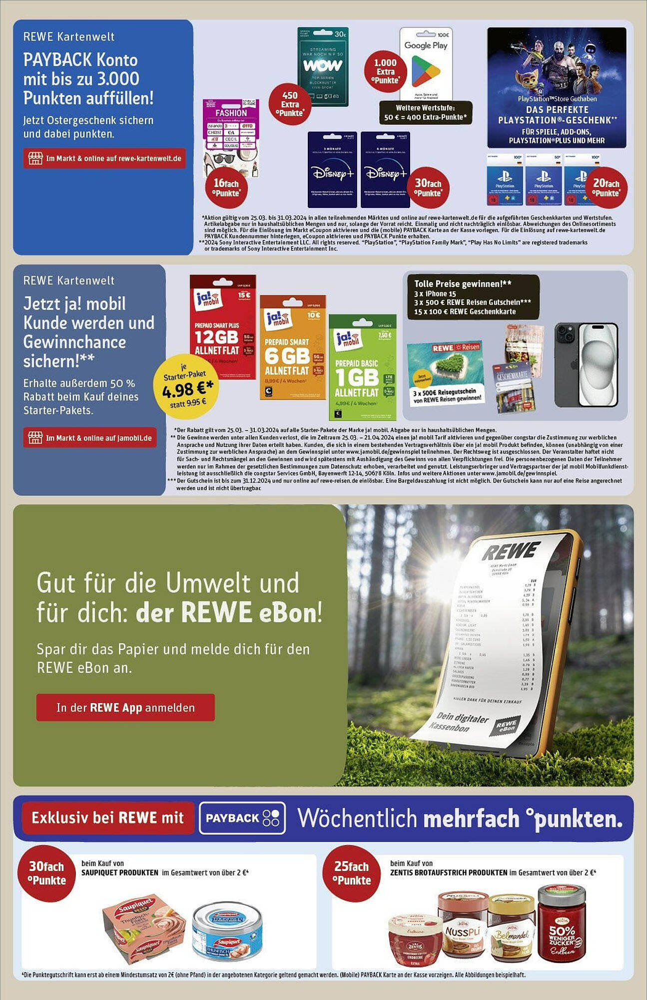 REWE Prospekt 25 – 31 Marsch 2024 Seite 19
