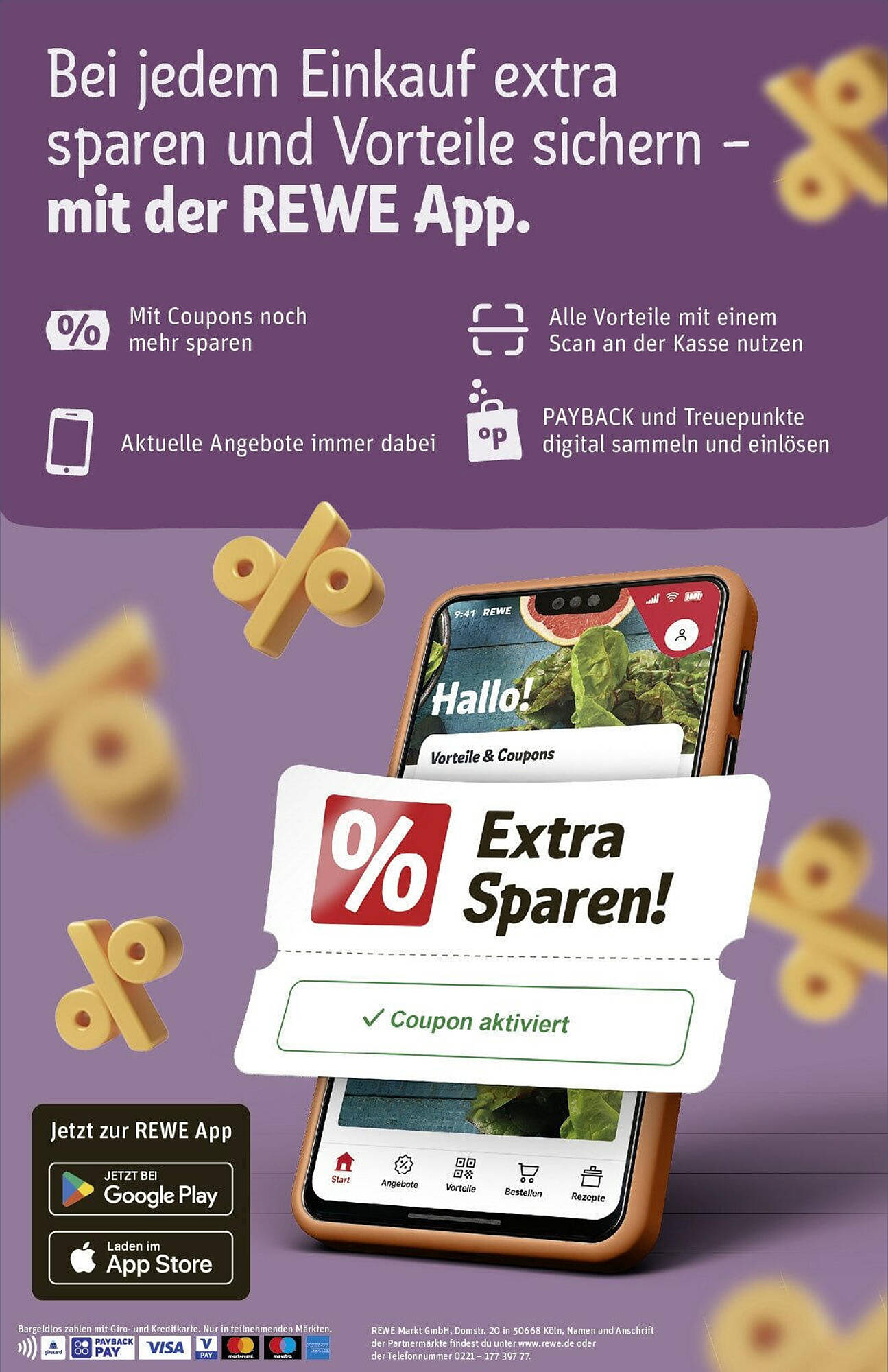 REWE Prospekt 25 – 31 Marsch 2024 Seite 28