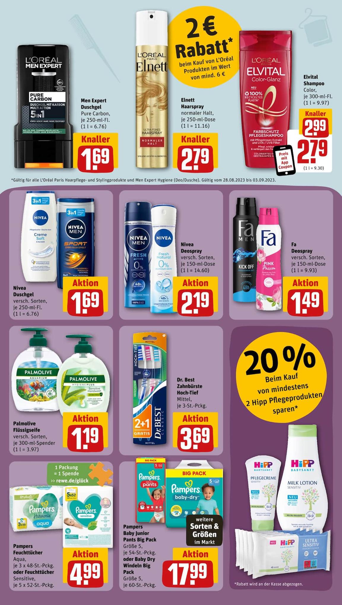 REWE Prospekt 27 August – 2 September 2023 Seite 16