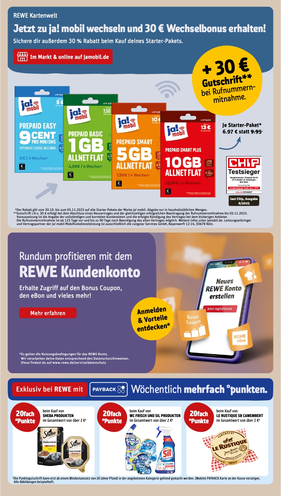 REWE Prospekt 30 Oct – 4 Nov 2023 Seite 25