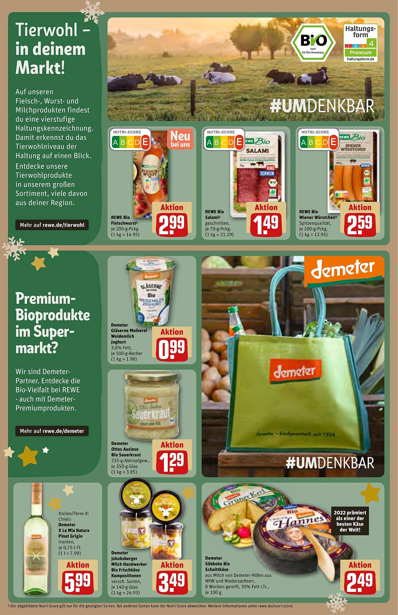 REWE Prospekt 4 – 9 Dezember 2023 Seite 22