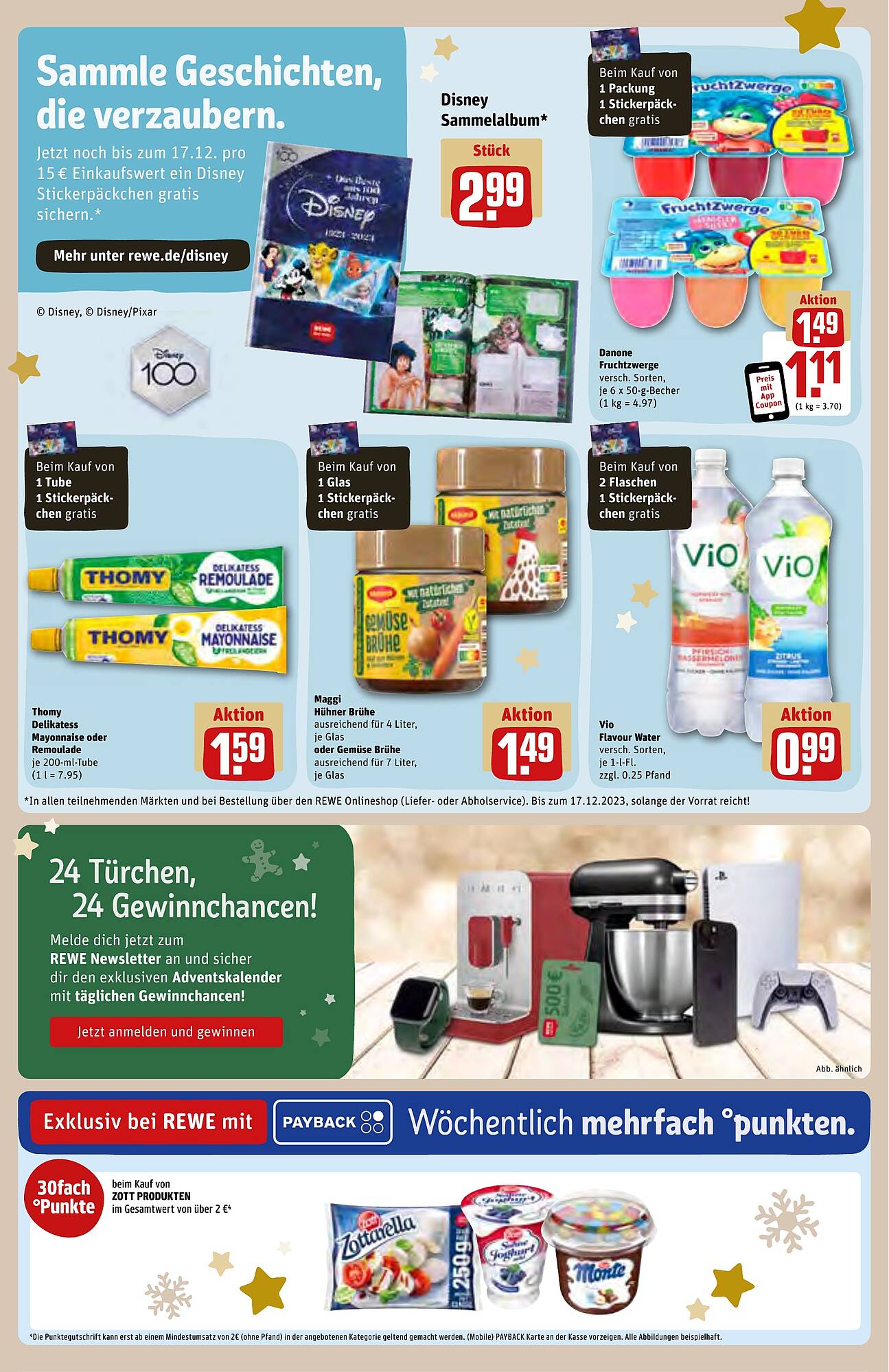 REWE Prospekt 4 – 9 Dezember 2023 Seite 23