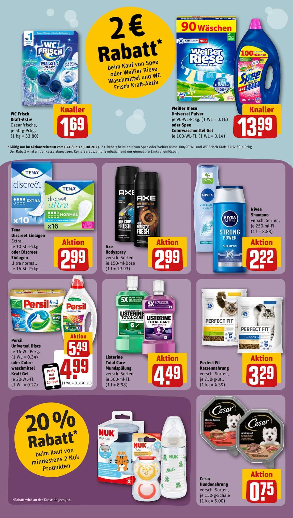 REWE Prospekt 6 – 12 August 2023 Seite 22