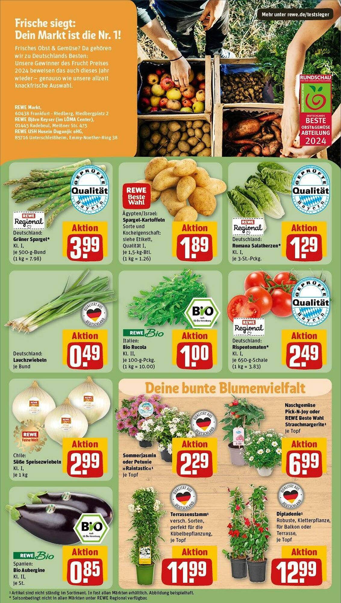 REWE Prospekt 6 – 12 Mai 2024 Seite 13