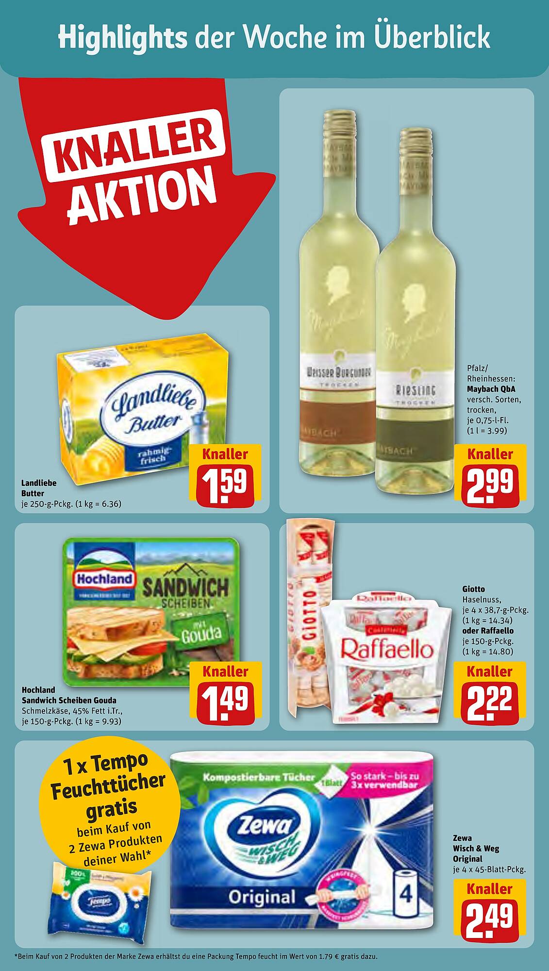 REWE Prospekt 8 – 13 April 2024 Seite 2