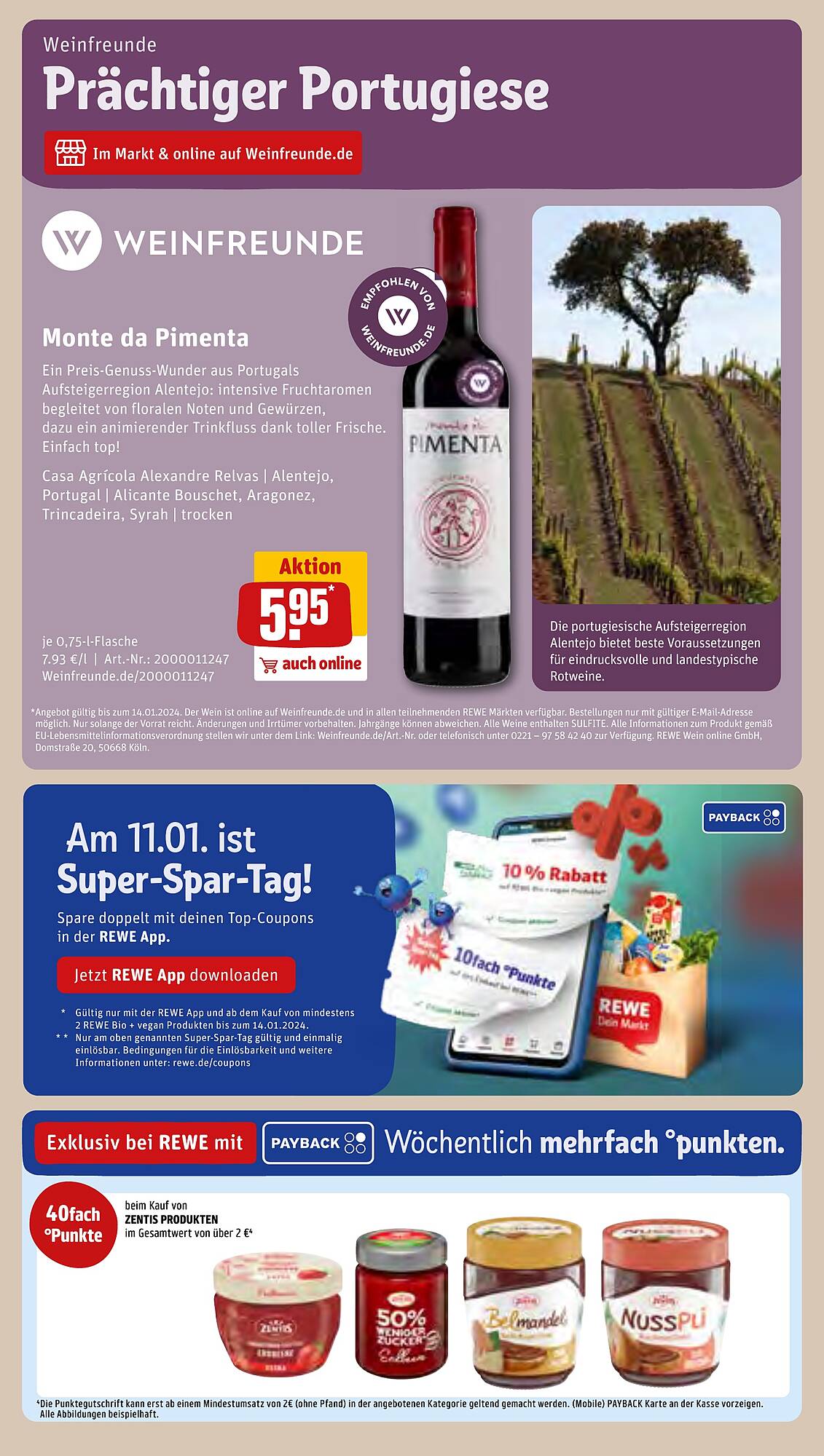 REWE Prospekt 8 – 13 Januar 2024 Seite 23