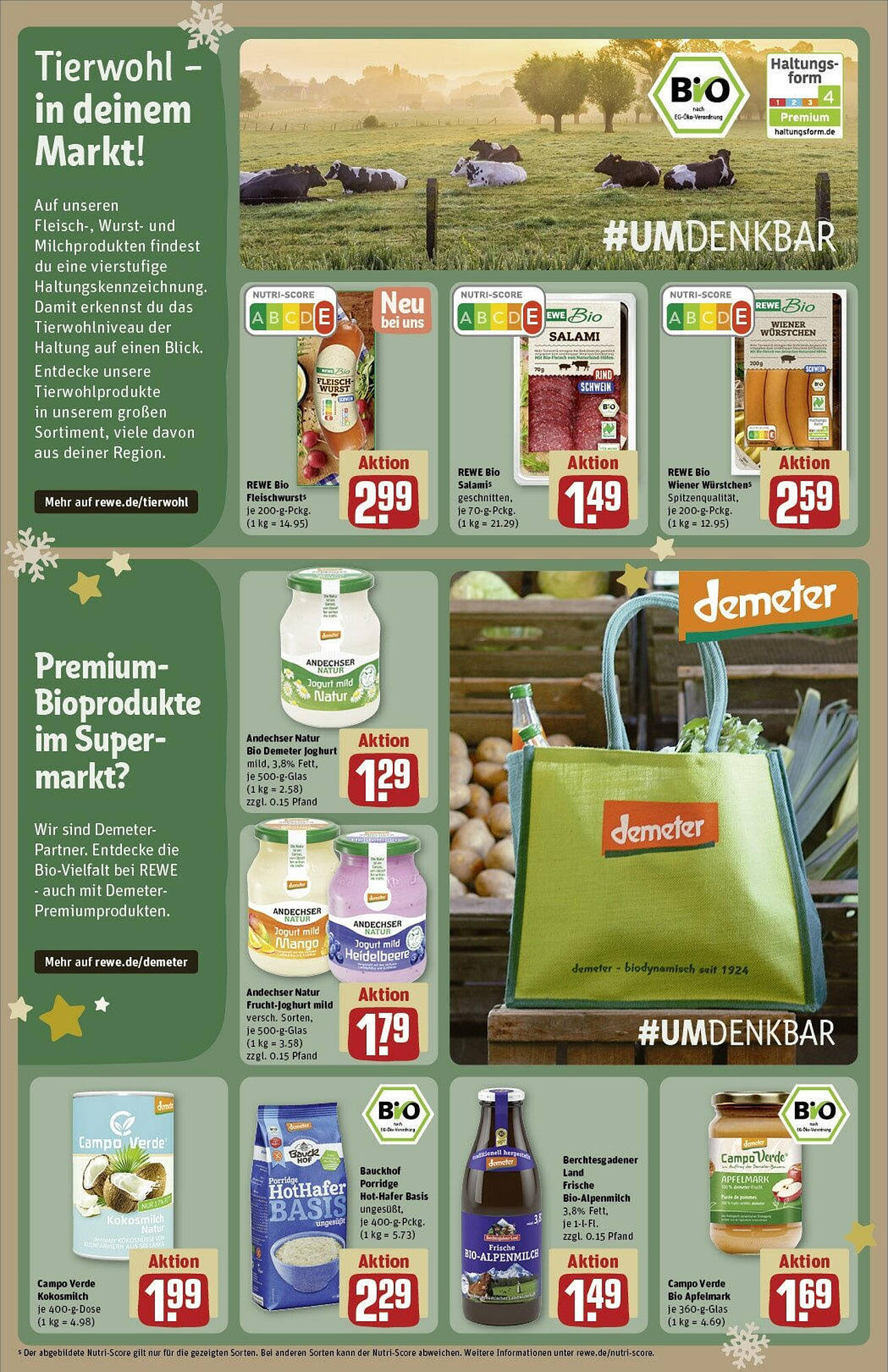 REWE Prospekt Angebote 4 – 9 Dezember 2023 Seite 17