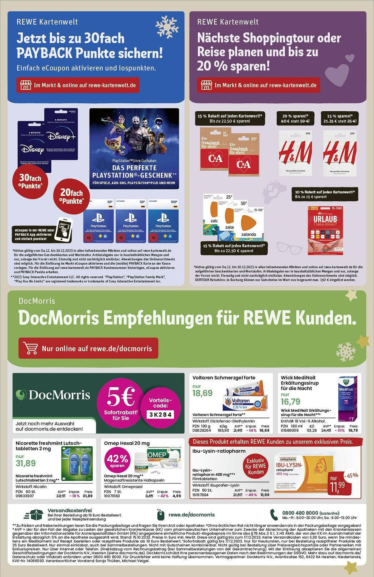 REWE Prospekt Angebote 4 – 9 Dezember 2023 Seite 22