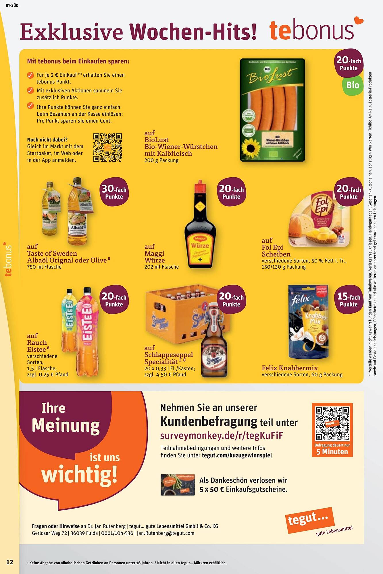 tegut Prospekt 10 – 15 Juni 2024 Seite 14