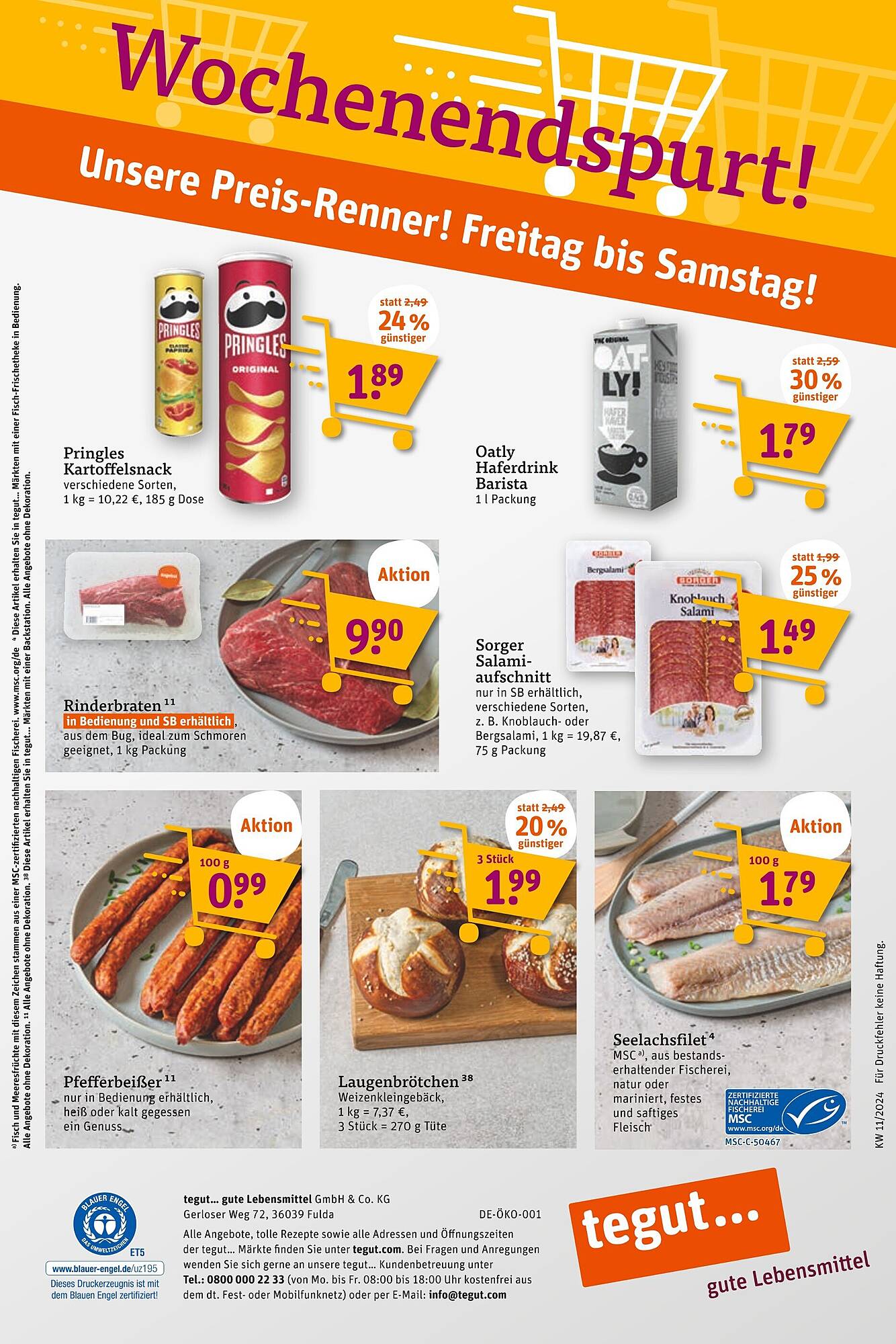 tegut Prospekt 11 – 16 Marsch 2024 Seite 22