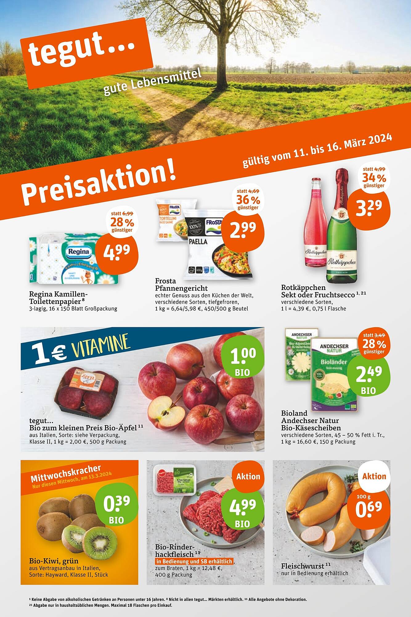 tegut Prospekt 11 – 16 Marsch 2024 Seite 3