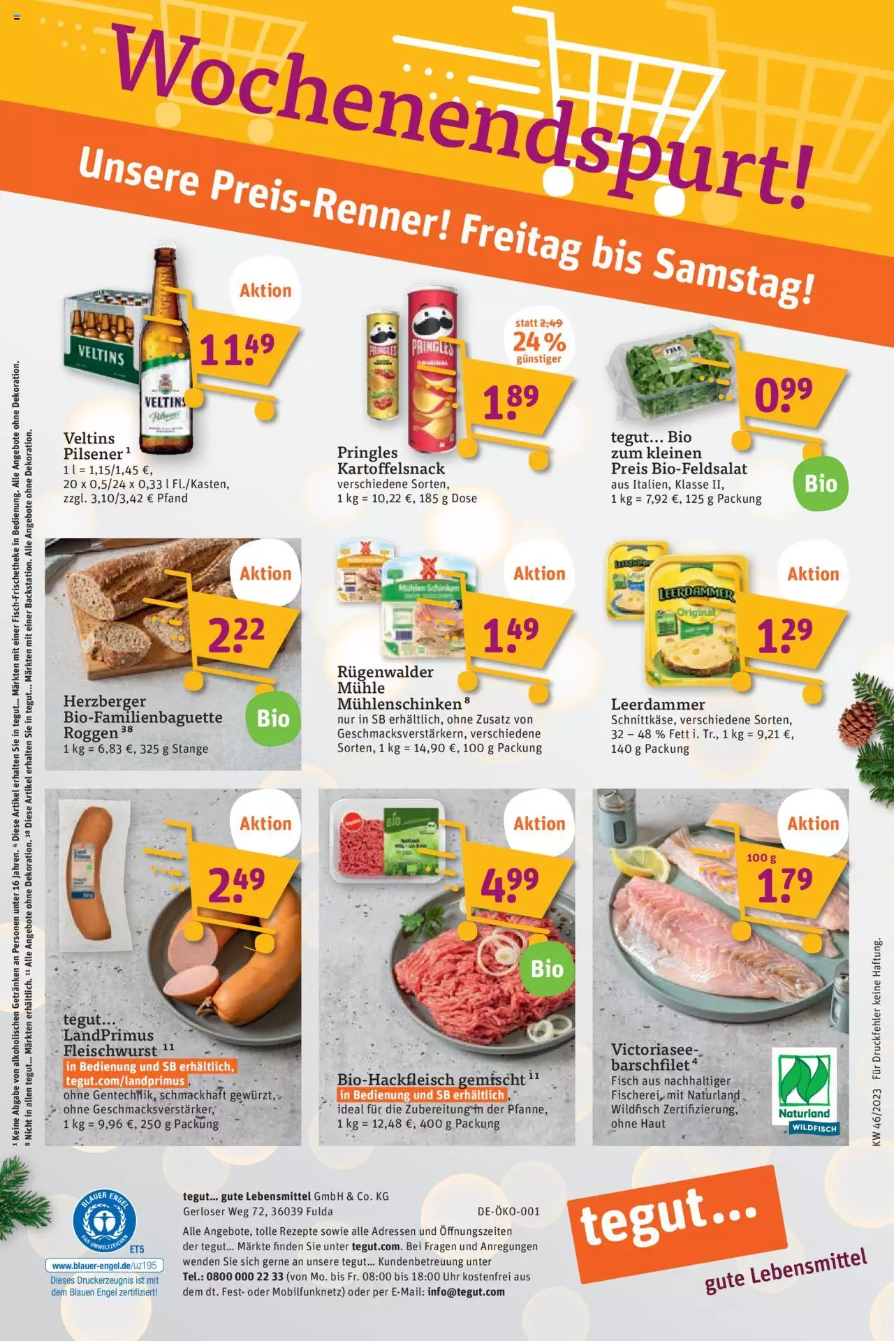 tegut Prospekt 13 – 18 November 2023 Seite 22