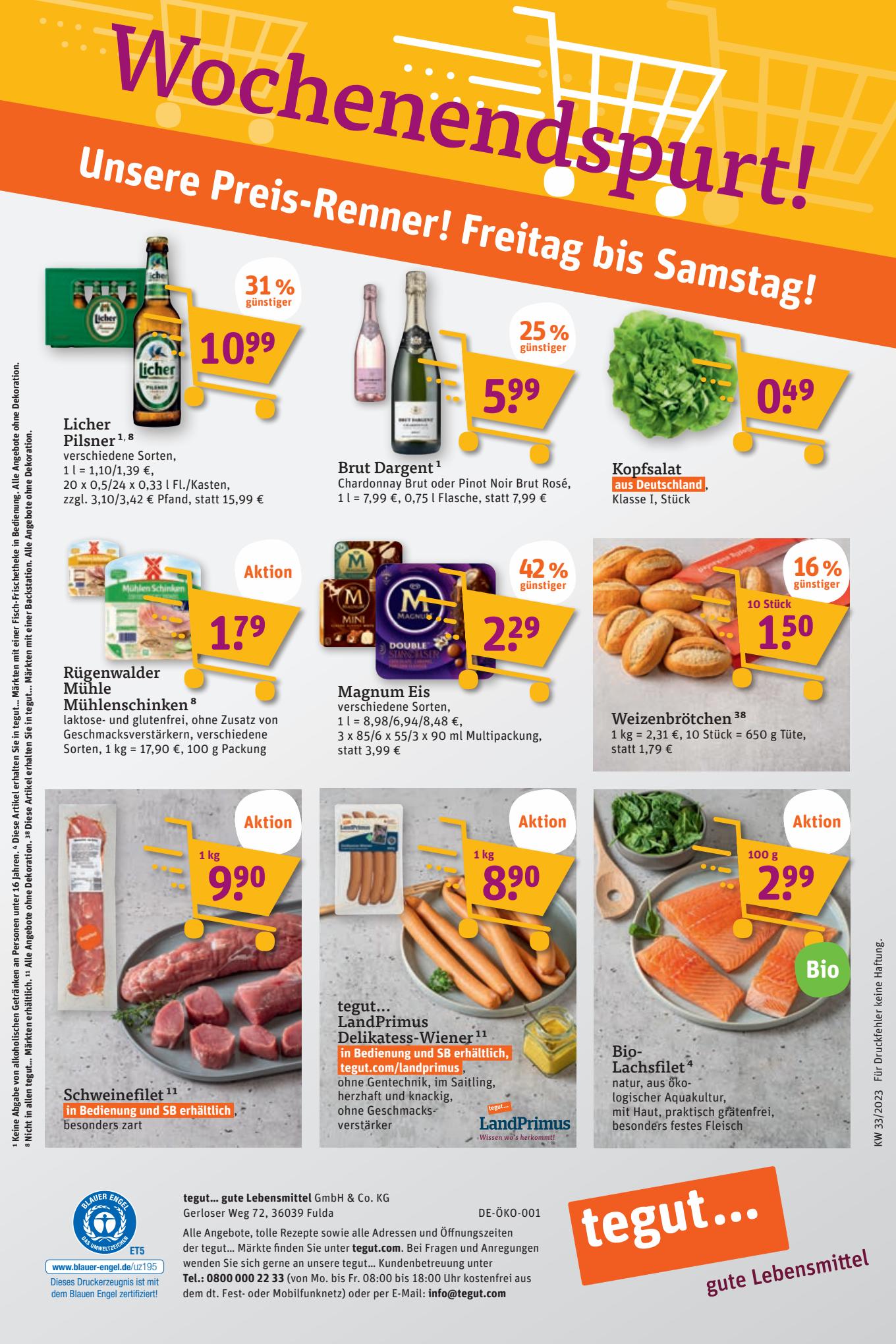 tegut Prospekt 14 – 19 August 2023 Seite 20