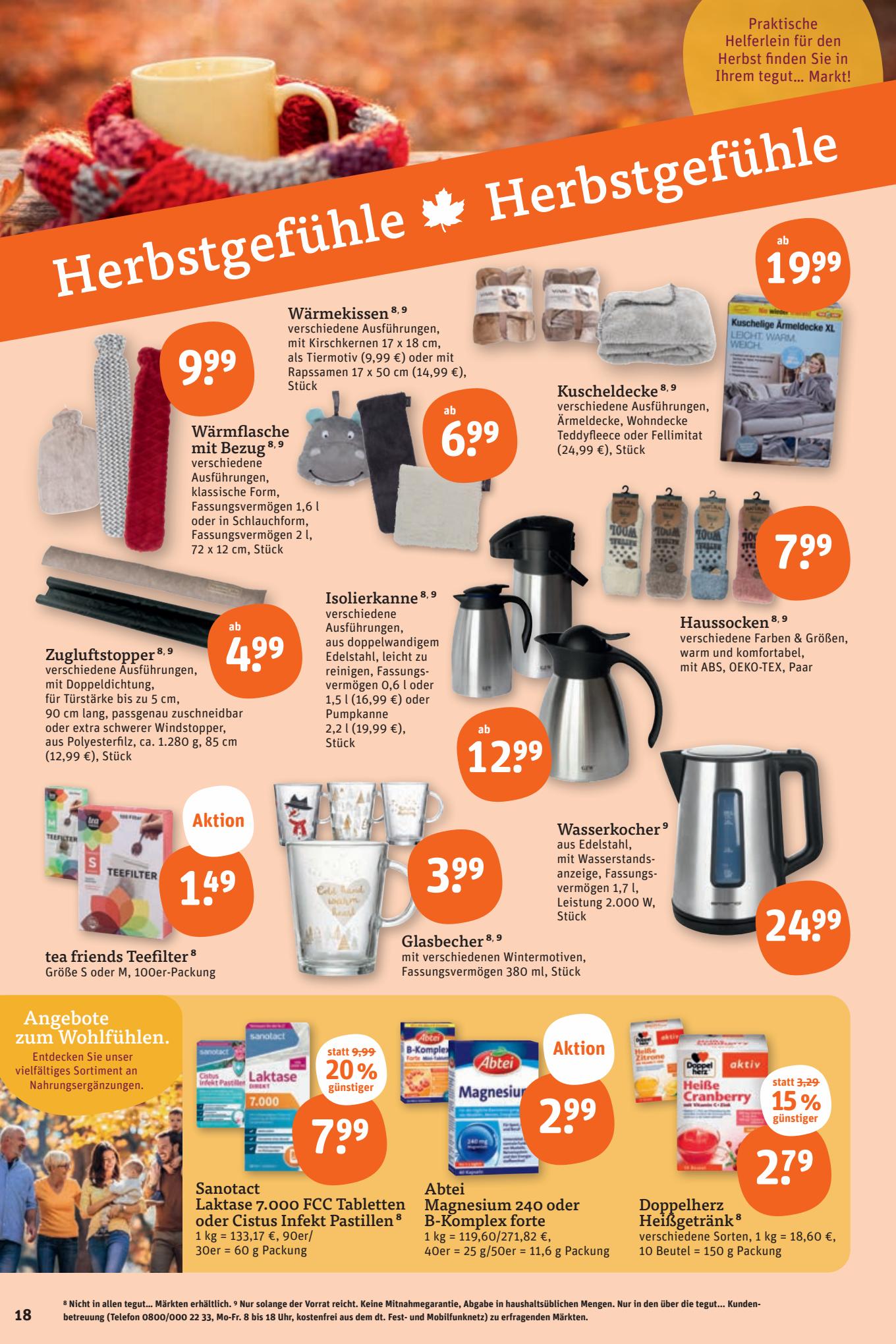 tegut Prospekt 16 – 19 October 2023 Seite 18