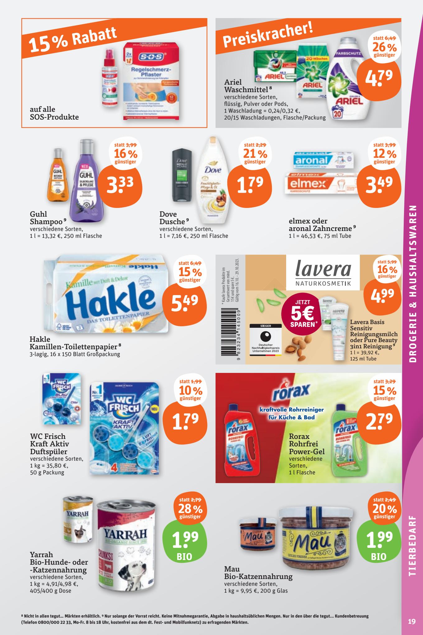 tegut Prospekt 16 – 19 October 2023 Seite 19