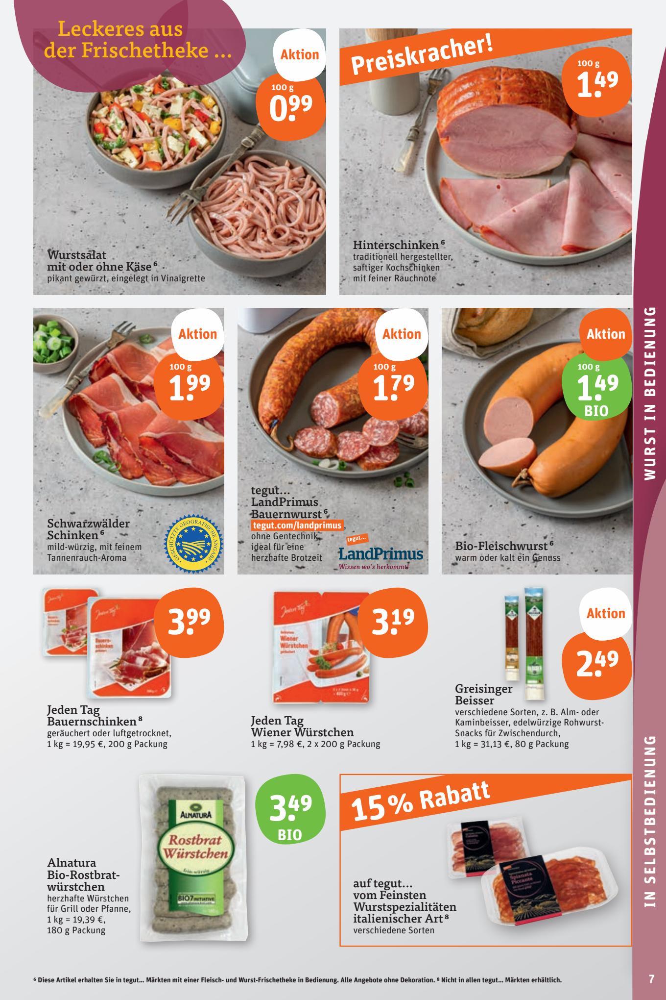 tegut Prospekt 16 – 19 October 2023 Seite 7